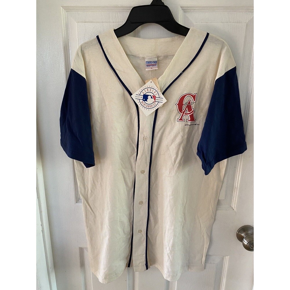 VTG California Angels MLB Baseball “DeadStock” Shirt True Fan NWT Single Stitch